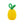 Planet Dog Dental Pineapple Dog Chew Toy Yellow