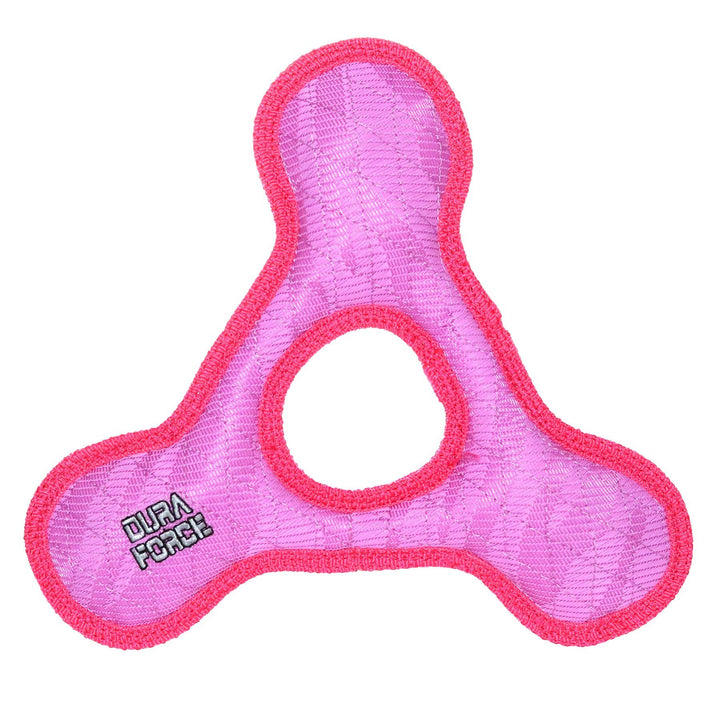 DuraForce Triangle Ring - Pink, Durable, Squeaky Dog Toy
