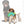 DuraForce Duck Tiger - Blue, Durable, Squeaky Dog Toy