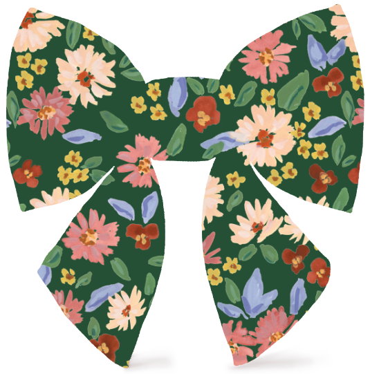 Secret Garden Lady Dog Bow