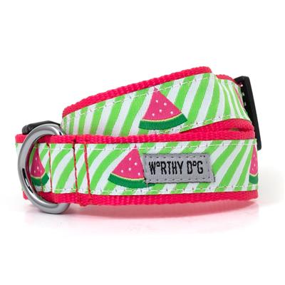 Green Stripe Watermelon Collar