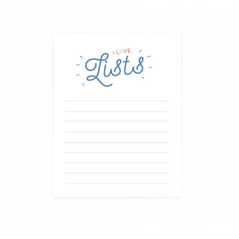 I Love Lists Compact Notepad