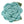 Large Pet Collar Flower - Aqua