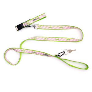 Pink Stripe Alligator Lead