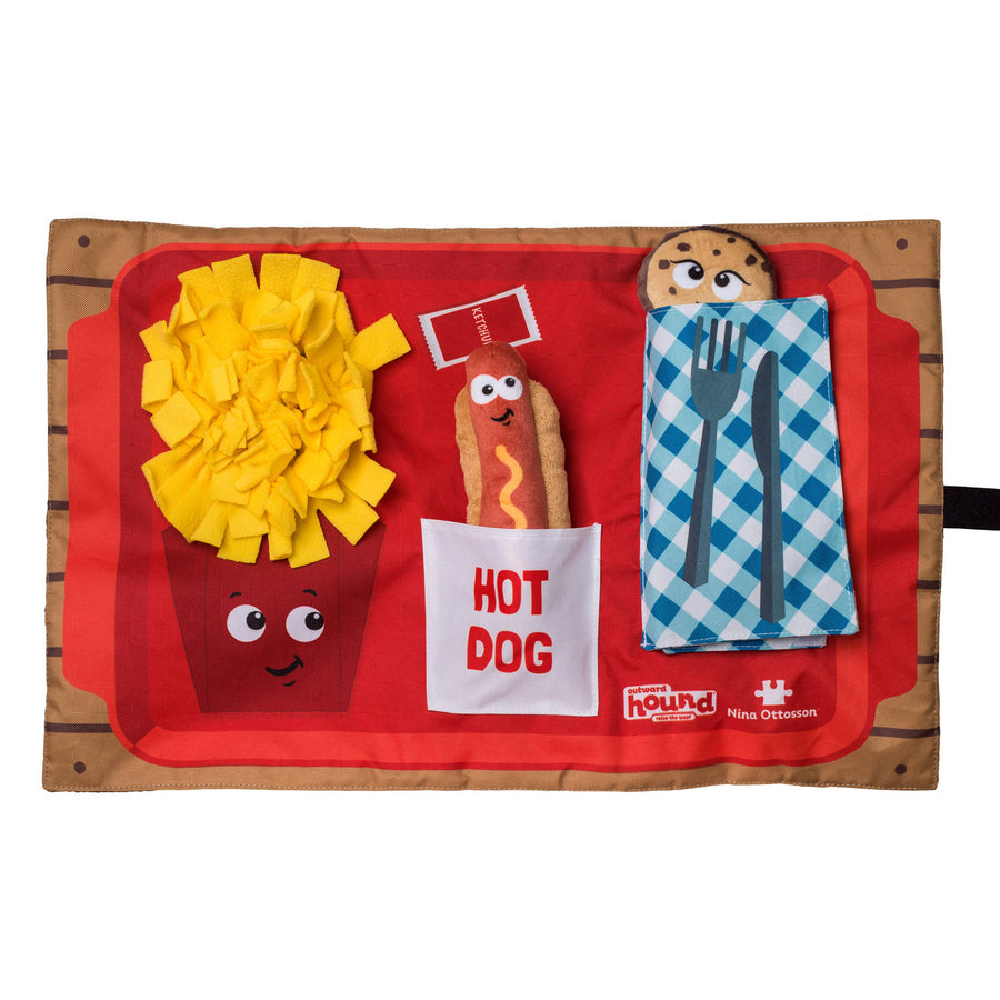 Nina Ottosson Activity Matz Fast Food Fun Game Puzzle Mat