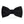 Black Velvet Dog Bow Tie