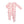 Pink Argyle Ruffle Back Zipper Footie