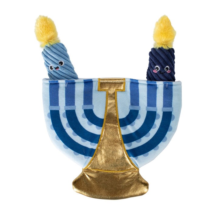 Lit Hanukkah Hide & Seek Plush Dog Toy