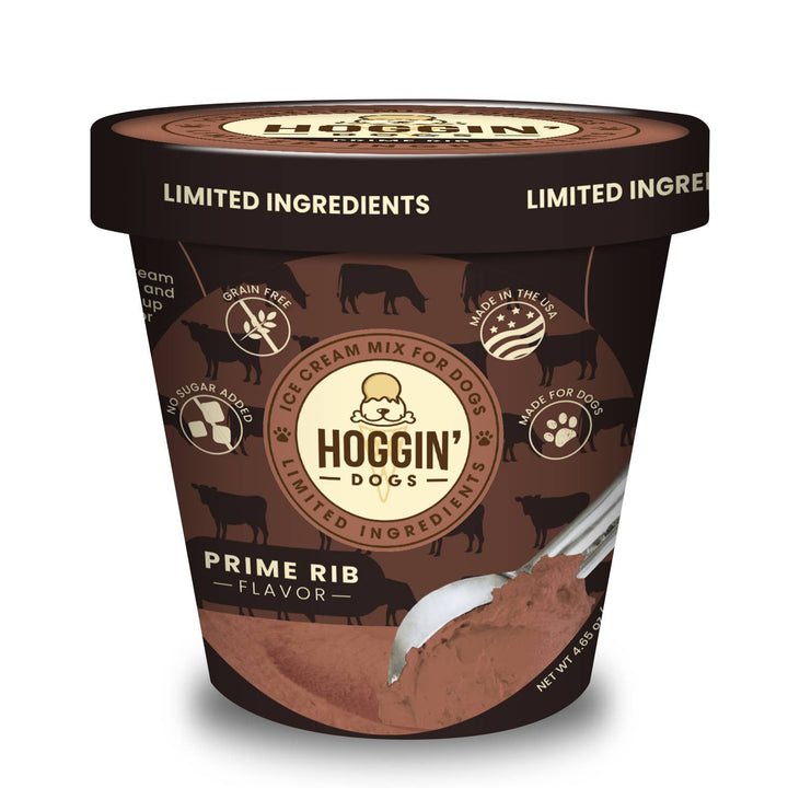 Hoggin' Dogs No Sugar Added Ice Cream Mix for Dogs- Prime Rib