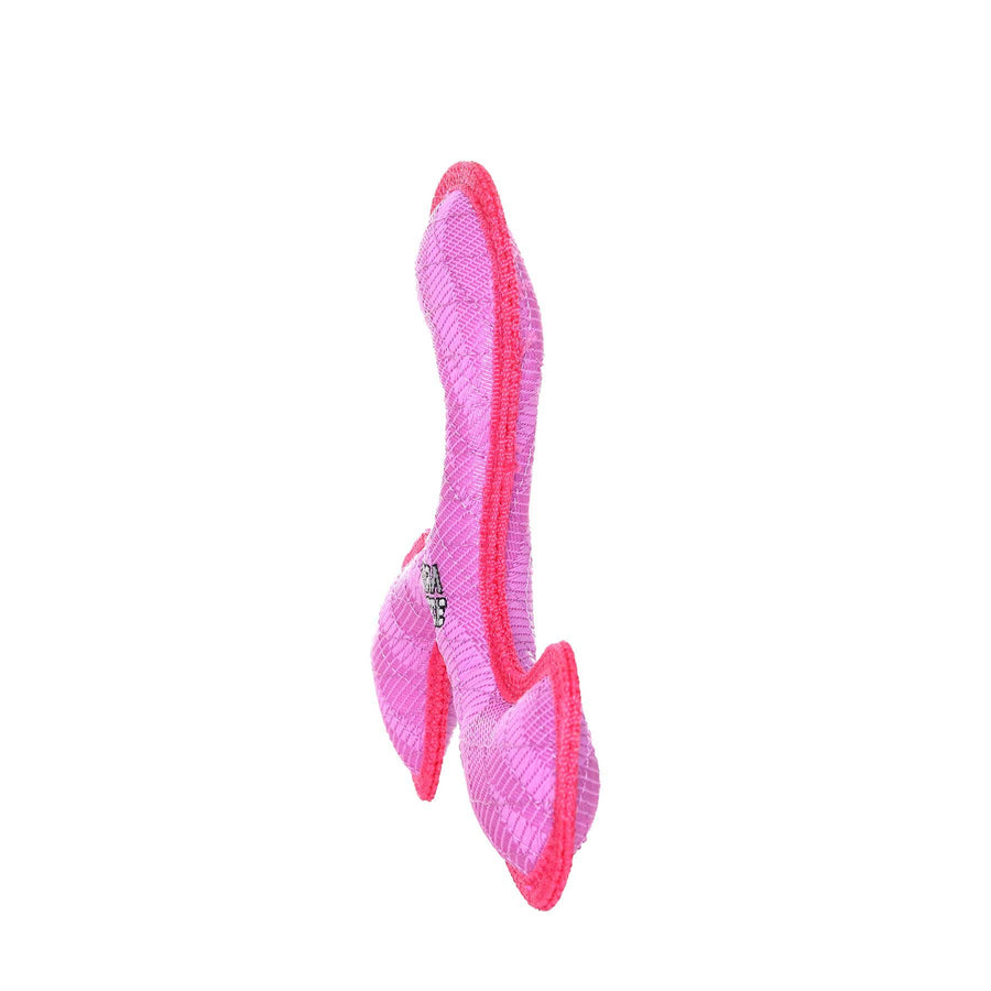 DuraForce Boomerang Tiger - Pink, Durable, Squeaky Dog Toy