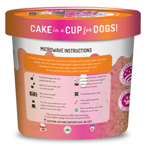Cuppy Cake - Microwave Dog Birthday Cake in A Cup - Pumpkin