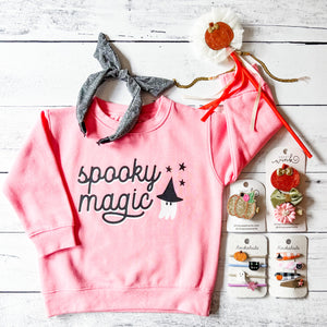 Spooky Magic | Girls Halloween Sweatshirt