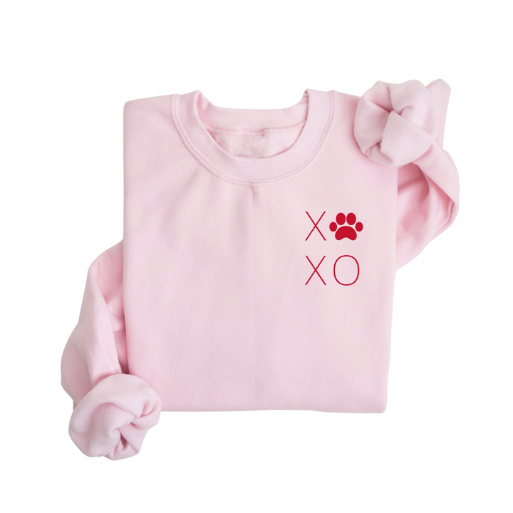 XO Paw Pink Sweatshirt