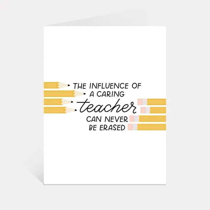 Caring Teacher Card | Teacher Appreciation, Teacher Gifts
