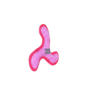 DuraForce Jr Boomerang - Pink, Durable, Squeaky Dog Toy