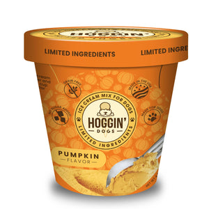 Hoggin' Dogs No Sugar Added Ice Cream Mix for Dogs- Pumpkin