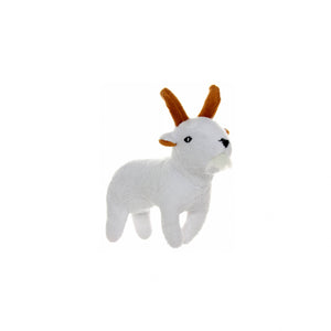 Mighty Jr Farm Goat, Plush, Squeaky Dog Toy