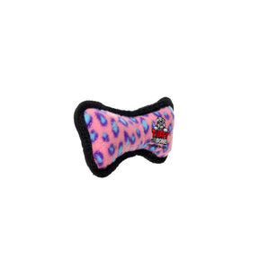 Tuffy Jr Bone - Pink, Durable, Tough, Squeaky Dog Toy