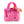 Barkin Bag - *Rich* Pink w/ Scarf - Small Size