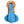 Mighty Microfiber Ball Med Stingray Blue, Squeaky Dog Toy