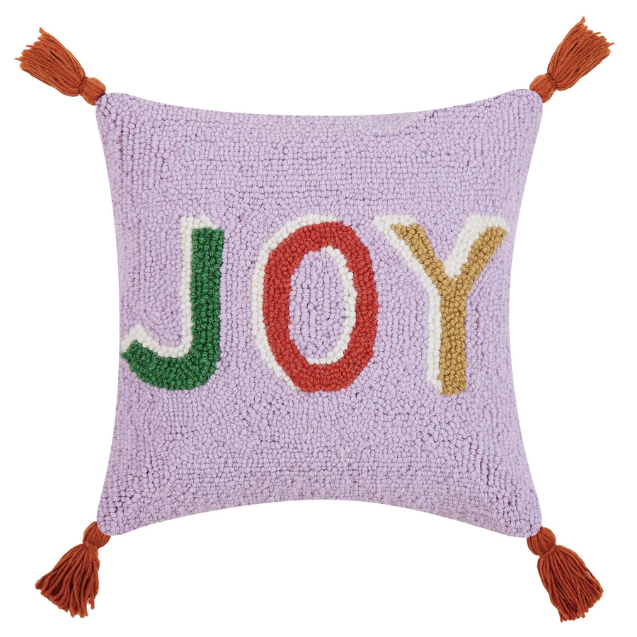 Joy W/Tassels Hook Pillow