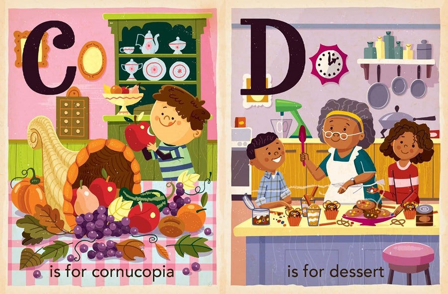 T Is For Thankful: Thanksgiving Alphabet Board Book