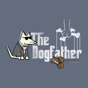 The Dogfather - Classic Tee: Bluestone / Small