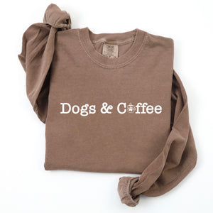 Dogs and Coffee Espresso Sweatshirt