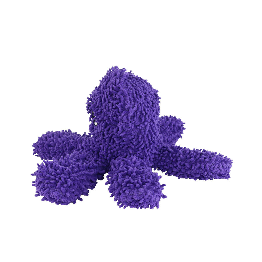 Mighty Microfiber Ball Med Octopus Purple, Squeaky Dog Toy