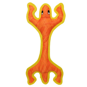 DuraForce Lizard - Orange, Durable, Squeaky Dog Toy