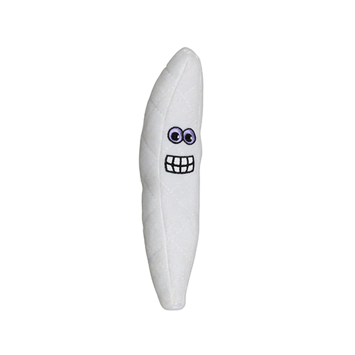 Tuffy Funny Food Banana, Durable, 2-in-1
