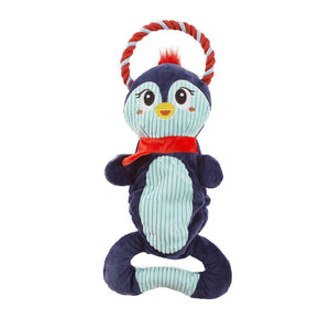 Scrunch Bunch Penguin Rope Dog Toy