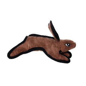 Tuffy Jr Barnyard Rabbit - Brown, Durable, Squeaky Dog Toy