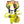 Tuffy Funny Food Banana, Durable, 2-in-1