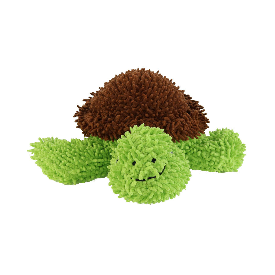 Mighty Microfiber Ball Med Turtle Green, Squeaky Dog Toy