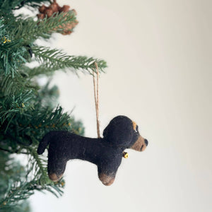 Felt Ornament - Dachshund Dog