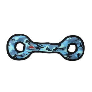 Tuffy Ultimate Tug-O-War - Camo Blue, Squeaky Dog Toy