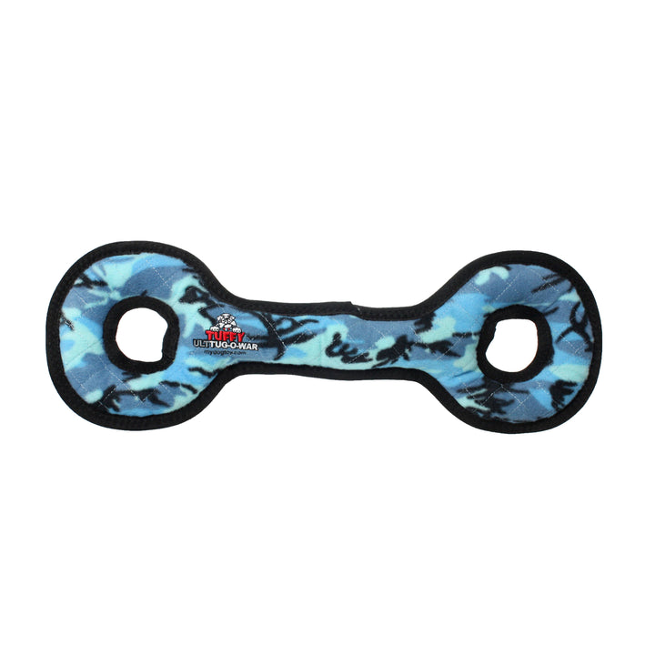 Tuffy Ultimate Tug-O-War - Camo Blue, Squeaky Dog Toy