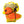 DuraForce Duck Tiger - Orange, Durable, Squeaky Dog Toy