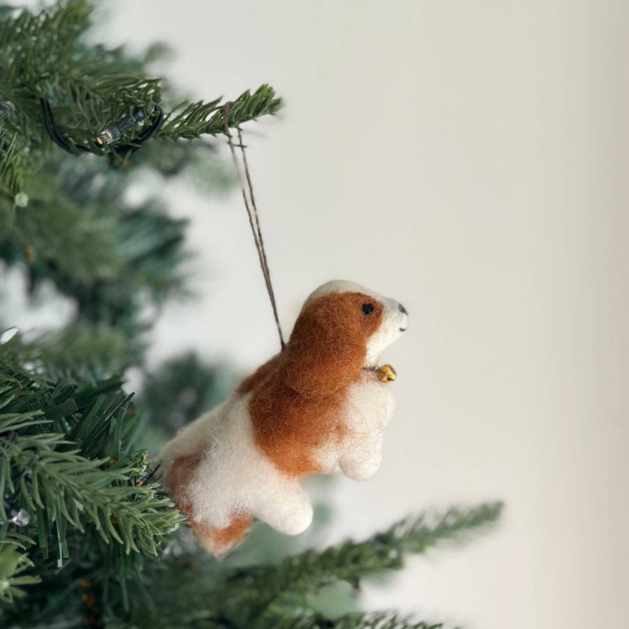 Felt Ornament - Cavalier King Charles Spaniel Dog