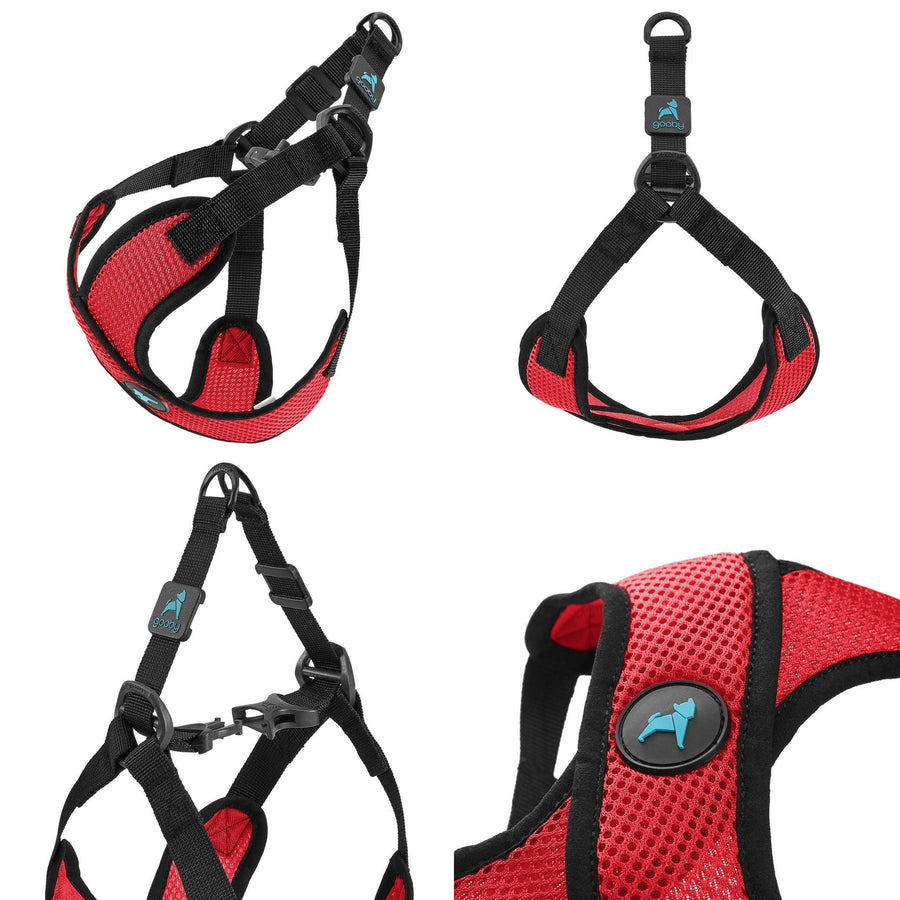 Comfort X Step In Lite Harness- Red