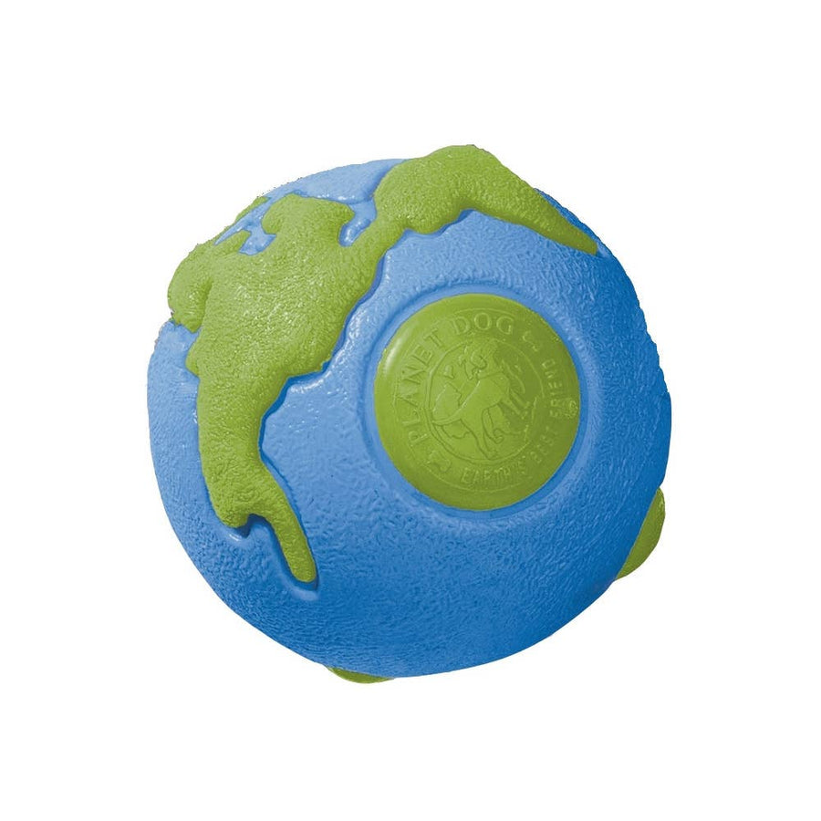 Planet Dog Orbee-Tuff Planet Ball Dog Toy Blue/Green Small