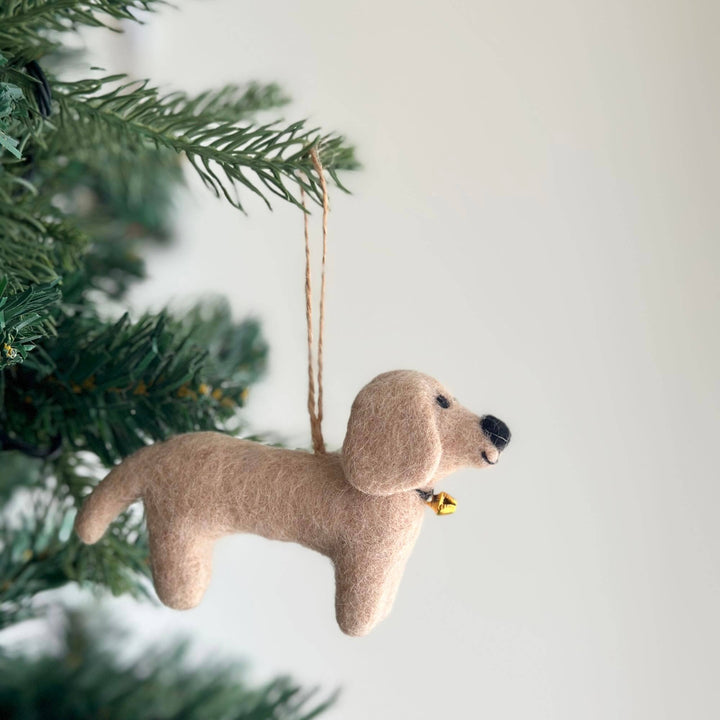 Felt Ornament - Dachshund Dog