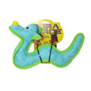 DuraForce Dragon Tiger - Blue, Durable, Squeaky Dog Toy