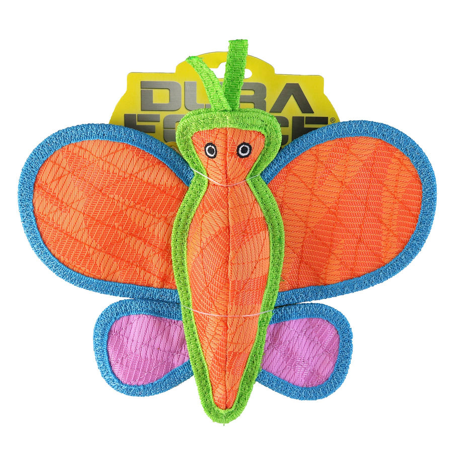 DuraForce Butterfly - Durable, Squeaky Dog Toy