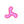 DuraForce Jr Boomerang - Pink, Durable, Squeaky Dog Toy