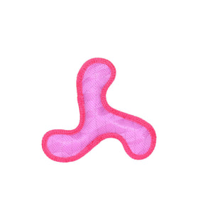 DuraForce Jr Boomerang - Pink, Durable, Squeaky Dog Toy