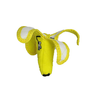 Tuffy Funny Food Banana, Durable, 2-in-1