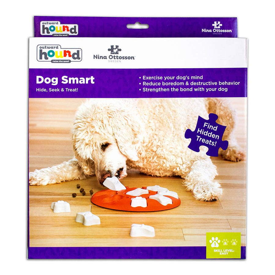 Nina Ottosson Dog Smart Interactive Dog Puzzle Toy Orange