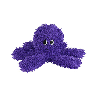 Mighty Microfiber Ball Med Octopus Purple, Squeaky Dog Toy